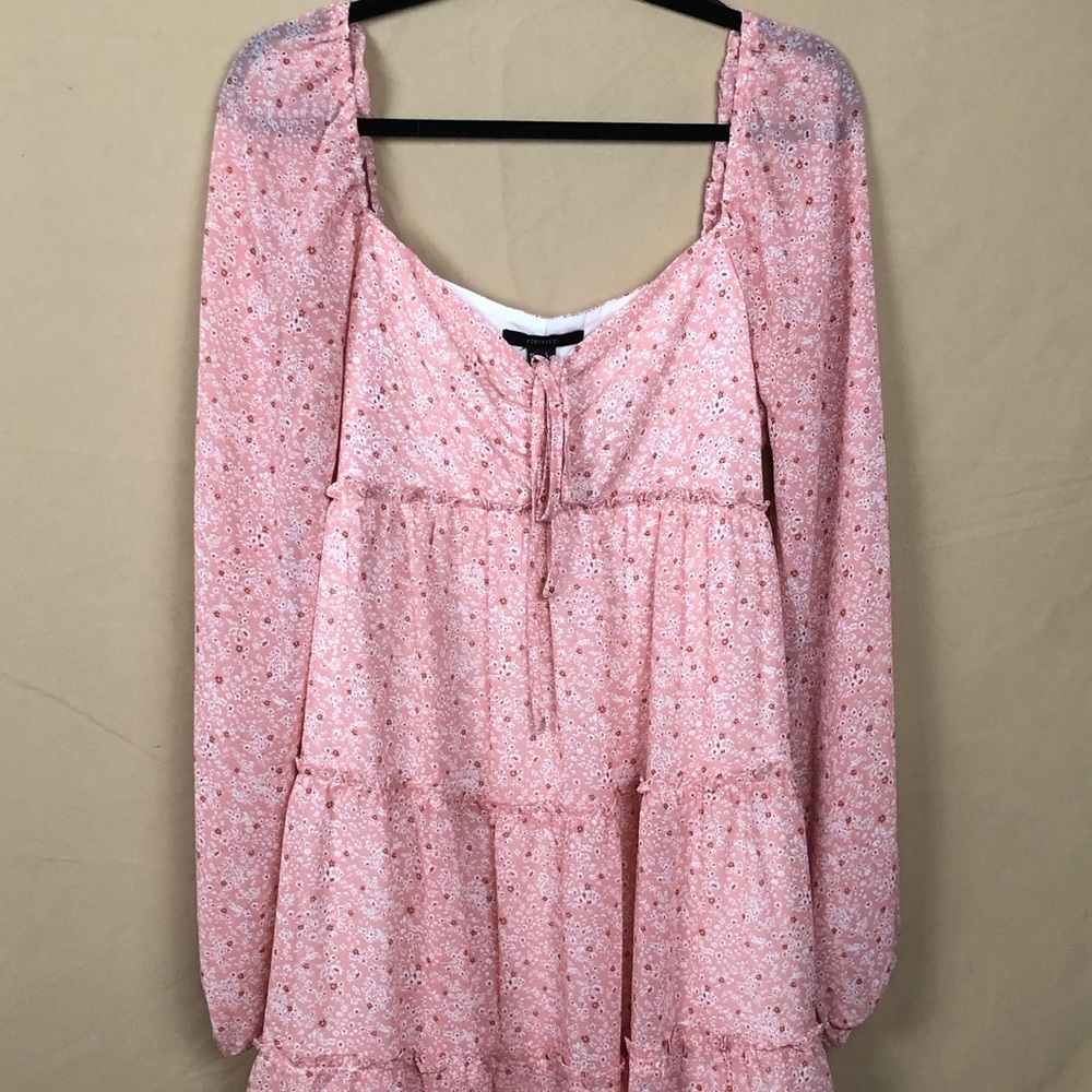 FLORAL PRINT BABY DOLL DRESS
